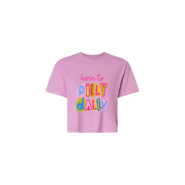 Dilly Dally Women's Cropped Tee