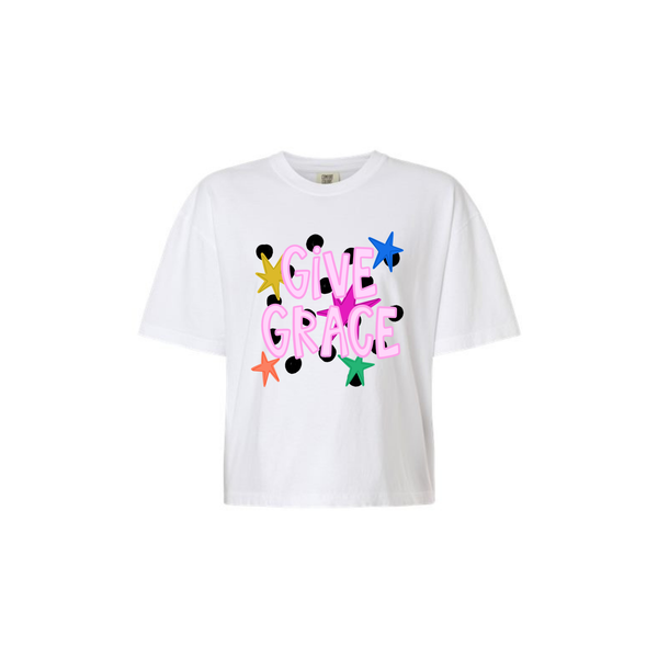 Give Grace Women's Cropped Tee