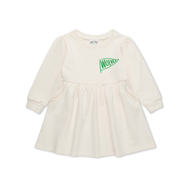 Pennant Sweatshirt Dress