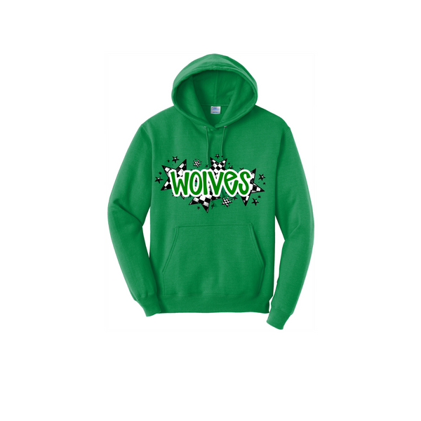 Wolves Star Adult Sweatshirt