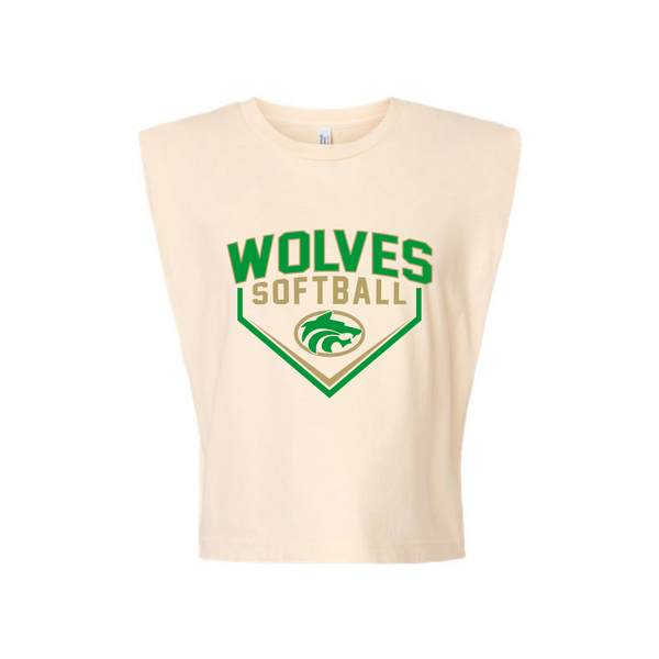 Softball Women's Cropped Tank