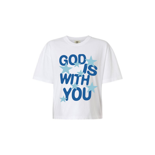 God is With You Women's Cropped Tee