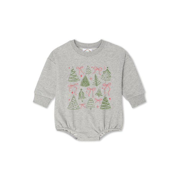 Christmas Trees Bubble Romper