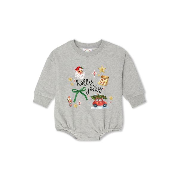 Holly Jolly Bubble Romper