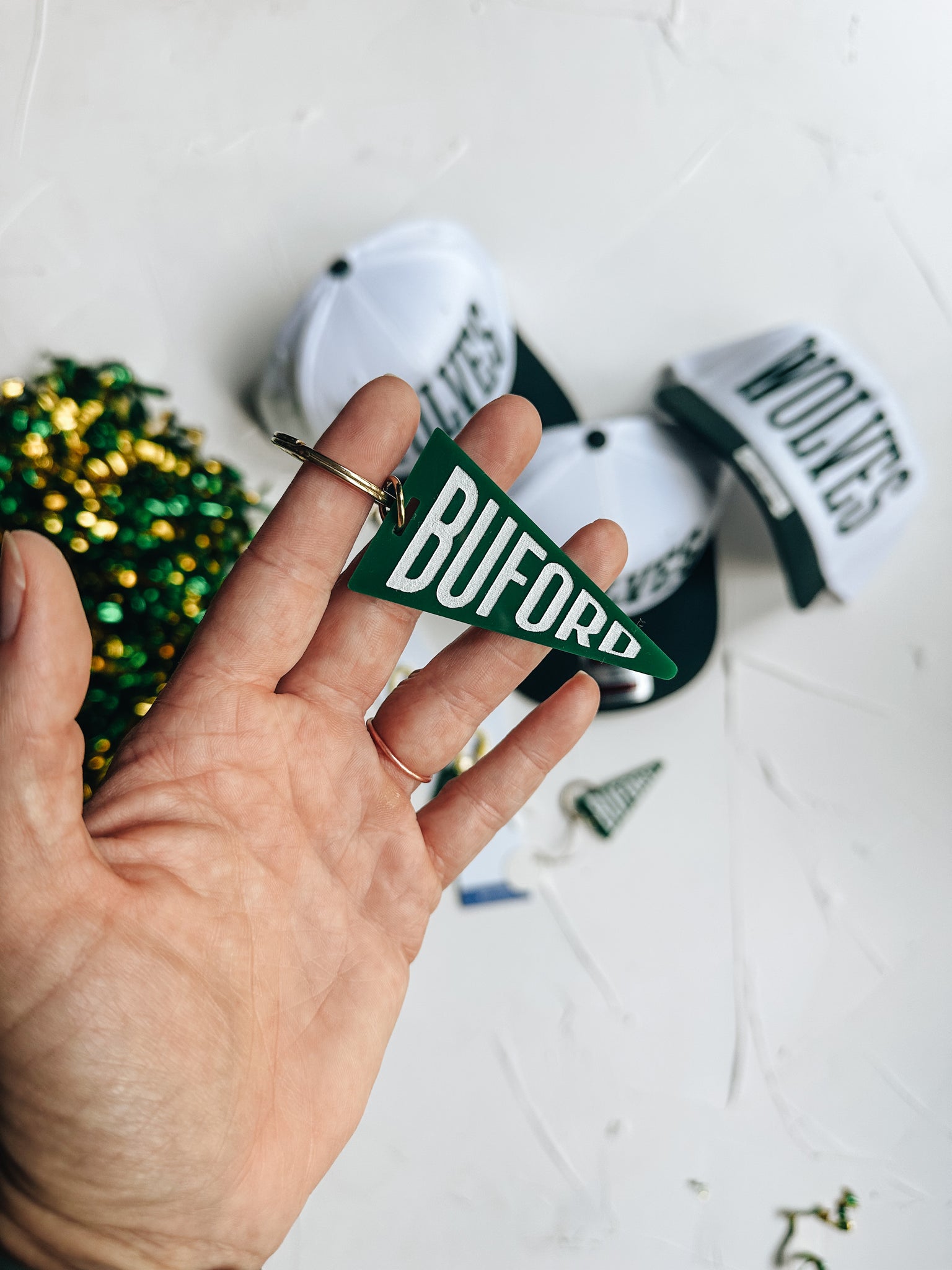 Pennant Flag Acrylic Keychain