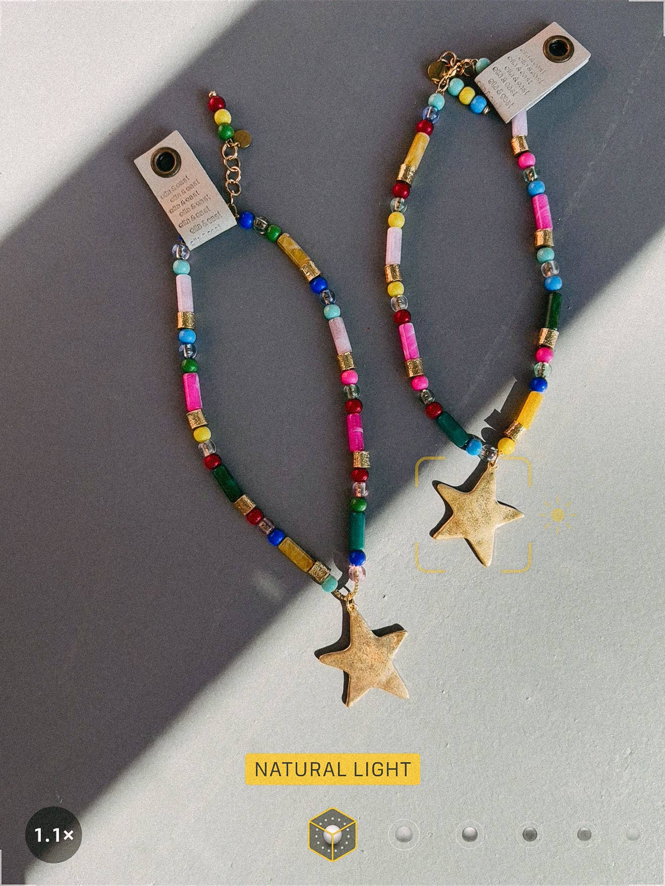 Starfish summer necklace