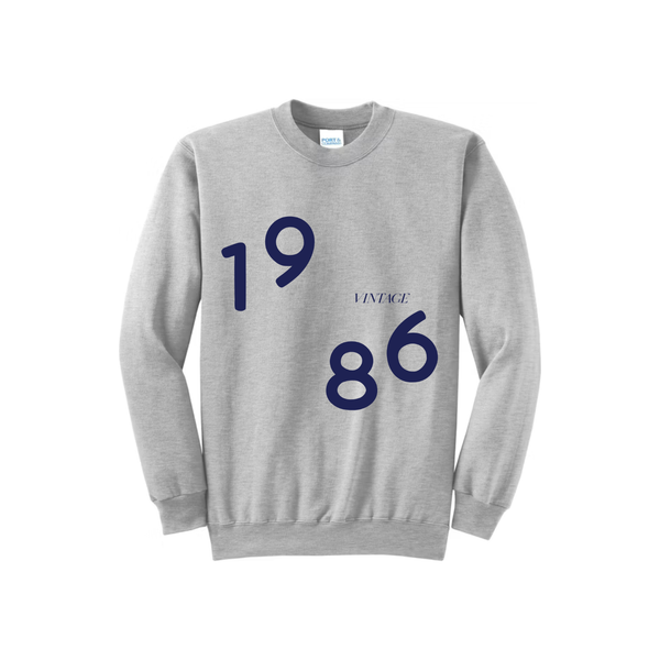 1986 Vintage Adult Sweatshirt