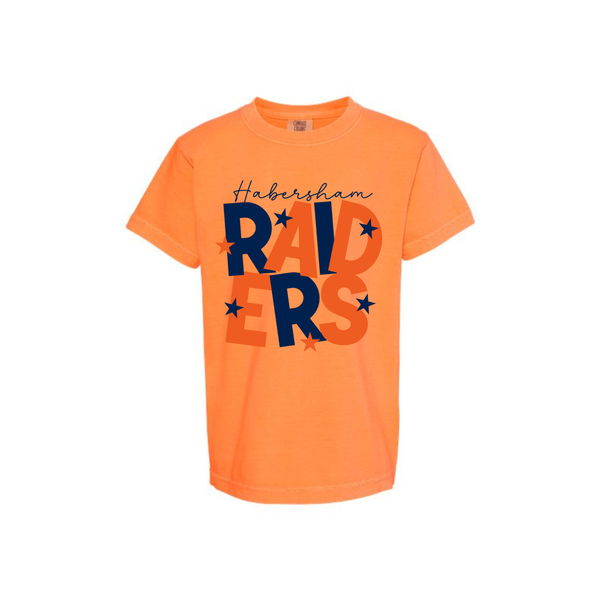 Raiders Stacked Youth Tee