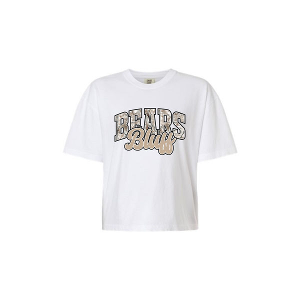 Bears Camo Women's Cropped Tee