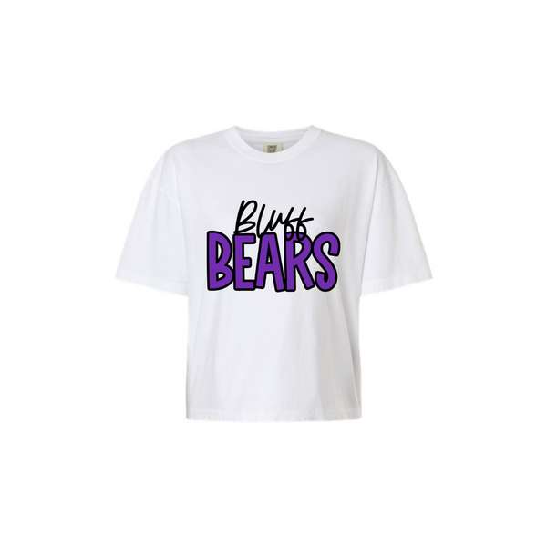 Bluff Bears Women's Cropped Tee
