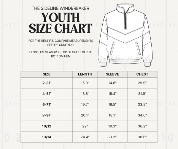 North Hall Trojans Sideline Windbreaker - Preorder