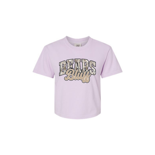 Bears Camo Women's Cropped Tee