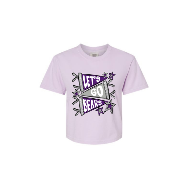Bears Pennant Women's Cropped Tee
