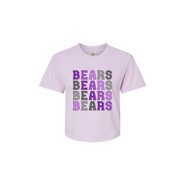 Bears Ombre Women's Cropped Tee