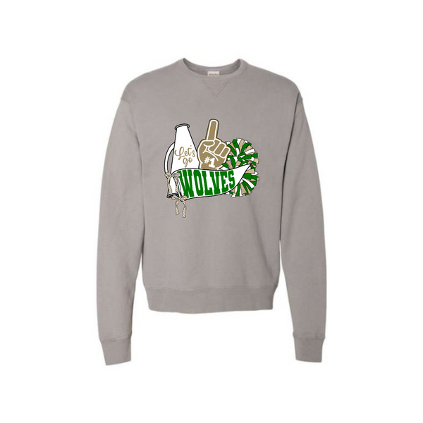Let's Go Wolves Vintage Sweatshirt