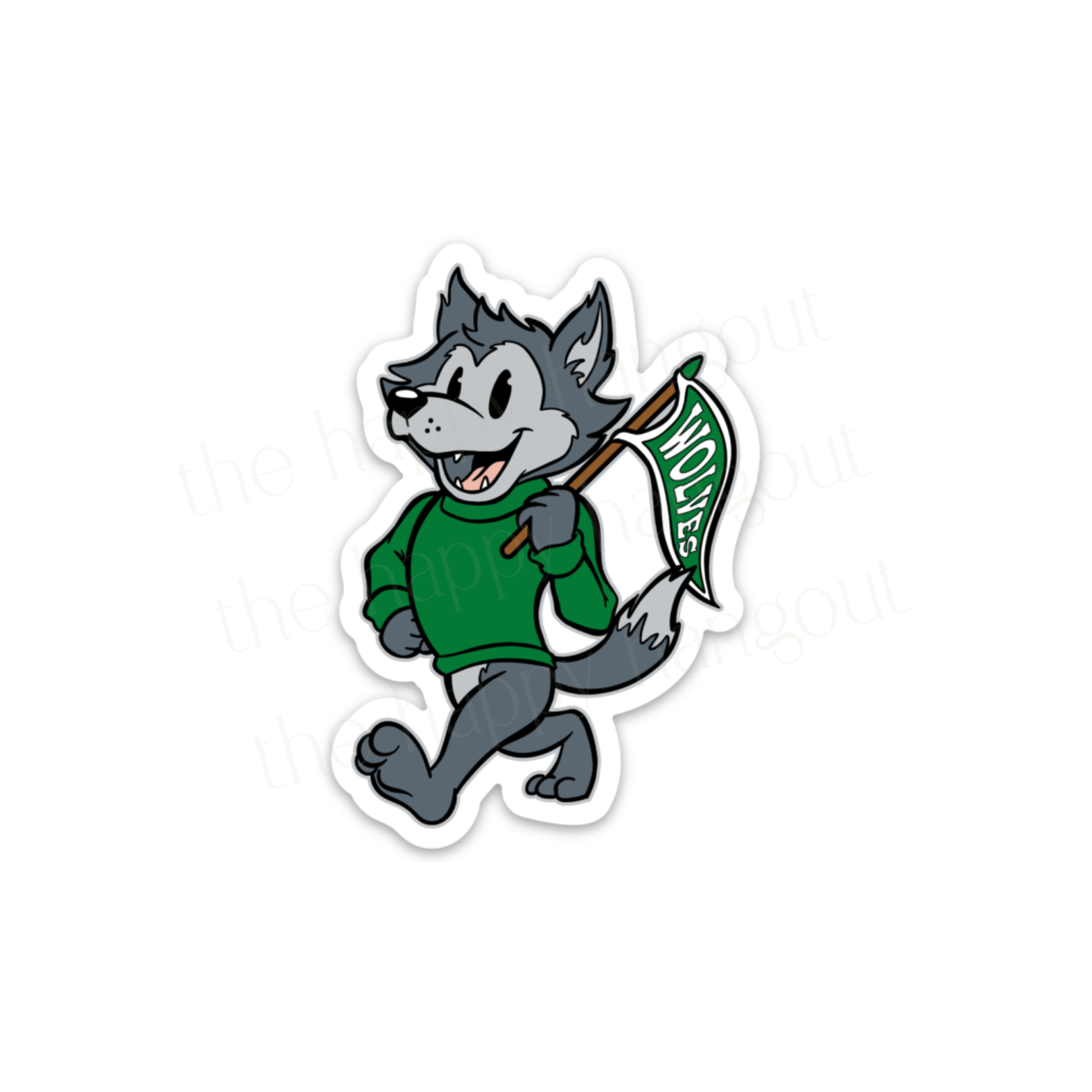 Wolfie Sticker