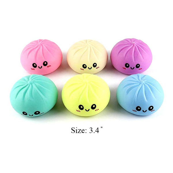 Pastel Steamed Bao Bun Dumpling Squeeze Squishy