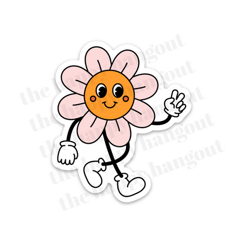 Flower Gal Sticker