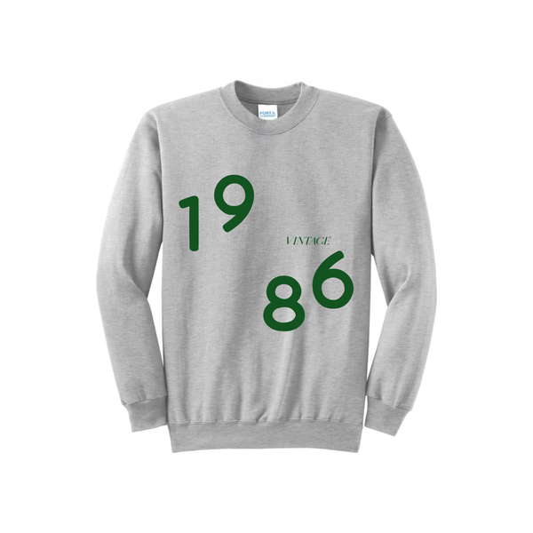 1986 Vintage Adult Sweatshirt