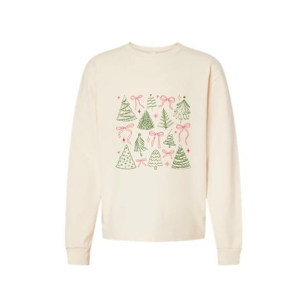 Christmas Trees Youth Long Sleeve