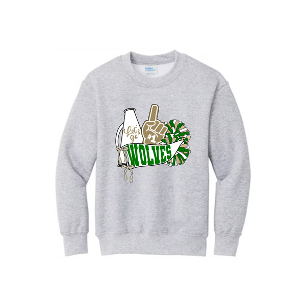 Let's Go Wolves Youth Sweatshirt