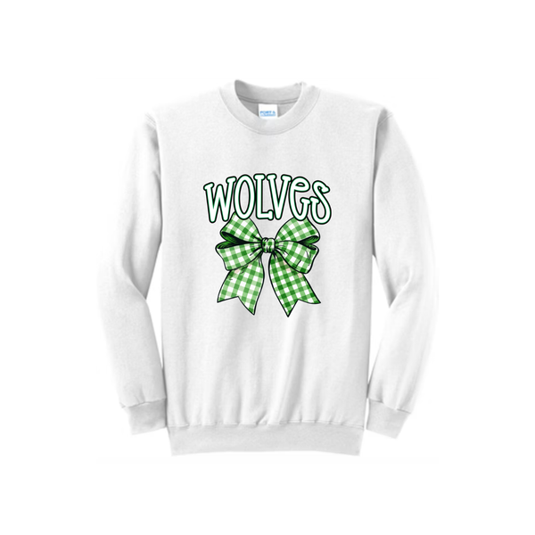 Bow Adult Sweatshirt