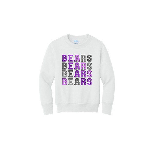 Bears Ombre Adult Crewneck