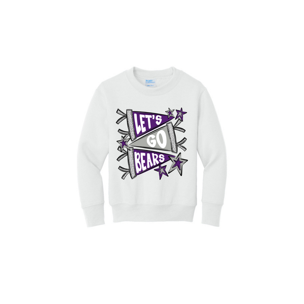 Bears Pennant Youth Crewneck