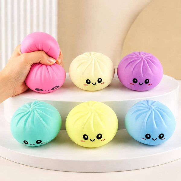 Pastel Steamed Bao Bun Dumpling Squeeze Squishy