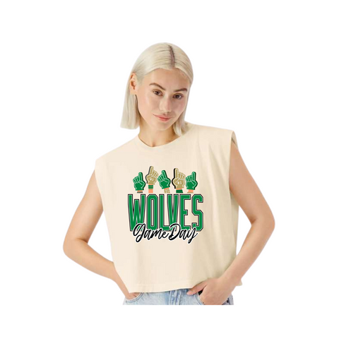 Gameday Women's Muscle Crop