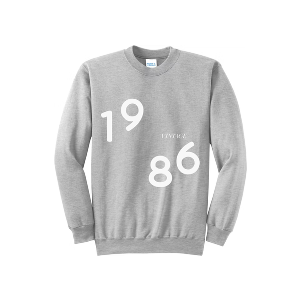 1986 Vintage Adult Sweatshirt