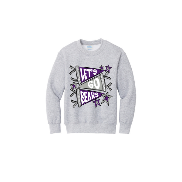 Bears Pennant Youth Crewneck