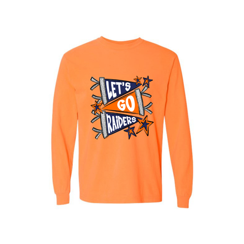 Raiders Pennant Adult Long Sleeve Tee