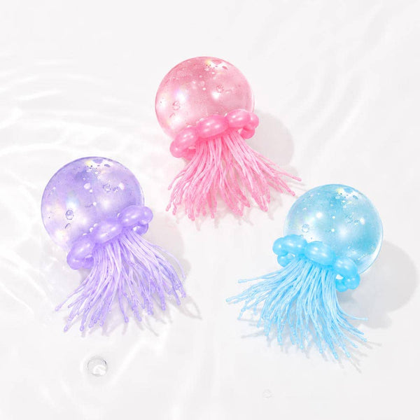 Glitter Jellyfish Squeeze Squishy
