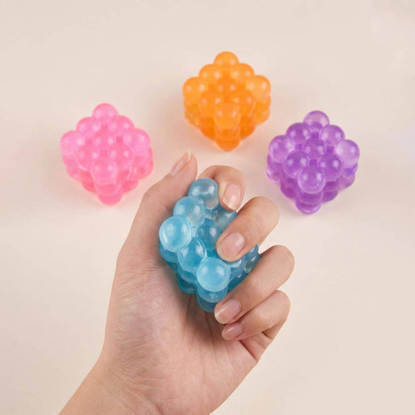 12PCS - Bubble Cube Squeeze Squishy Stress Relief Toy