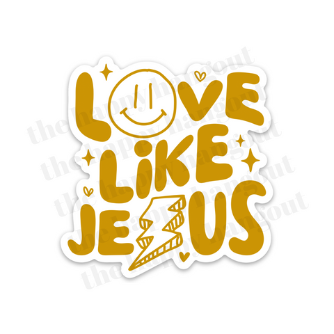 Love Like Jesus Sticker