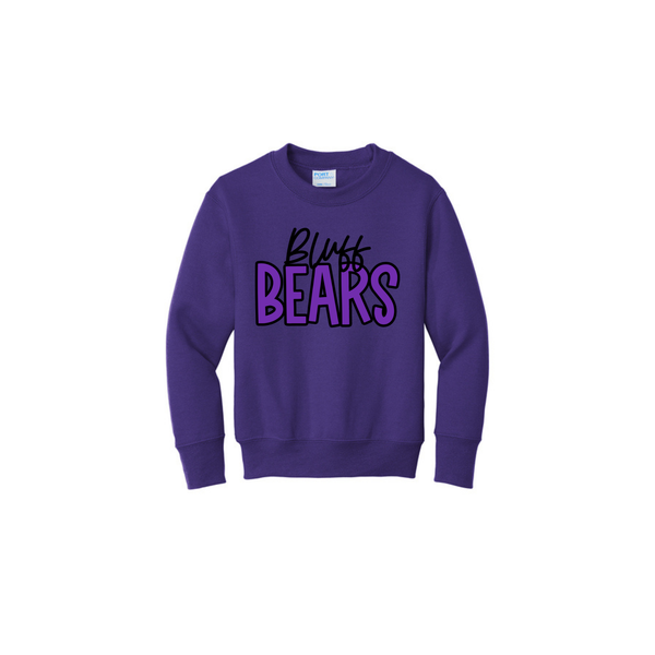 Bluff Bears Adult Crewneck