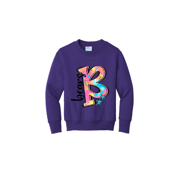 Bears Watercolor Adult Crewneck