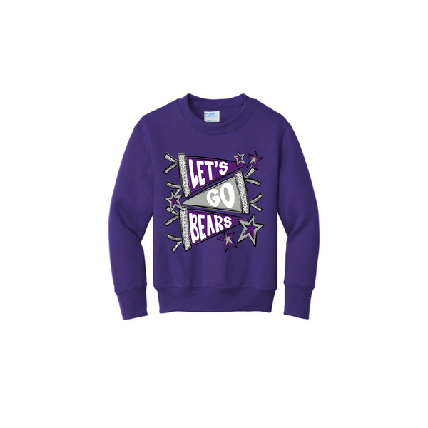 Bears Pennant Youth Crewneck