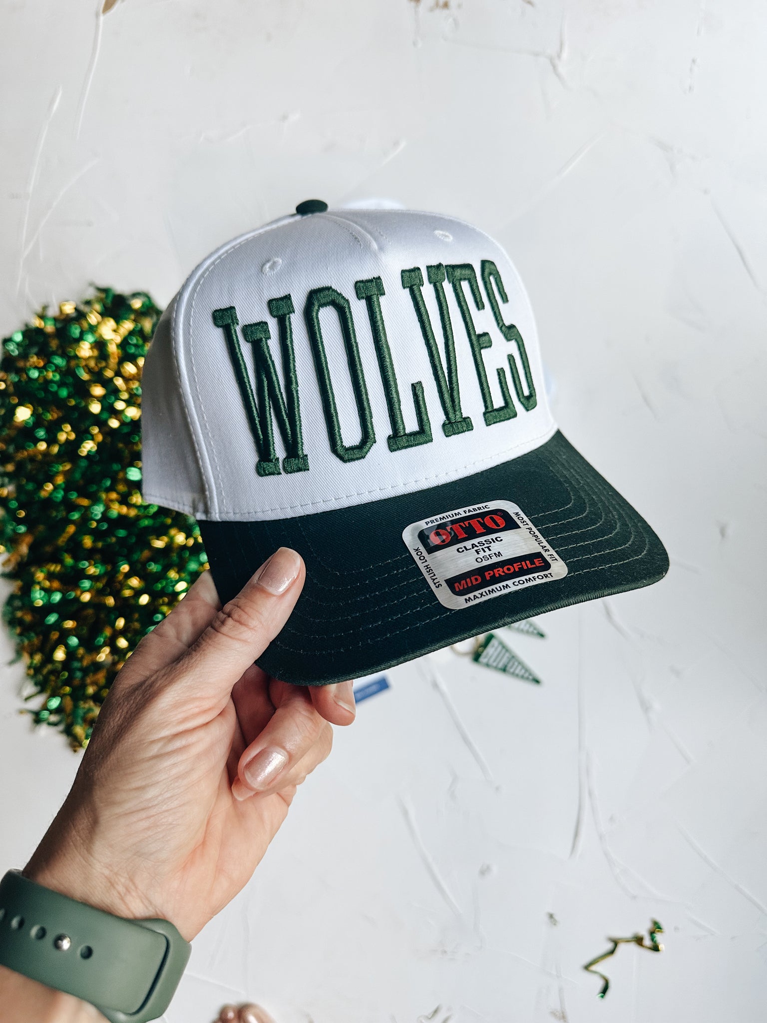 Wolves Embroidered Hat