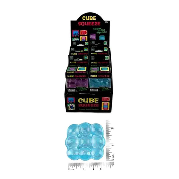 12PCS - Bubble Cube Squeeze Squishy Stress Relief Toy