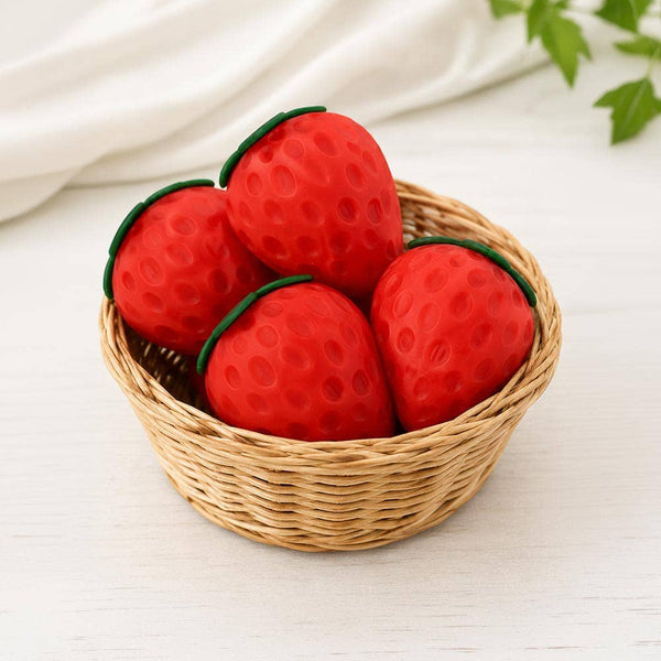 12PCS - Strawberry Squeeze Squishy Stress Relief Toy